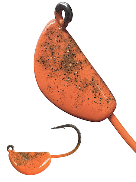 Sheepshead Jig, Banana Jig, Saltwater Fishing Jig, Ultra Tough Powder Coat Finish with 2X Hook, Multiple Colors