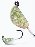 Sheepshead Jig, Banana Jig, Saltwater Fishing Jig, Ultra Tough Powder Coat Finish with 2X Hook, Multiple Colors