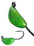 Sheepshead Jig, Banana Jig, Saltwater Fishing Jig, Ultra Tough Powder Coat Finish with 2X Hook, Multiple Colors