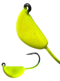 Sheepshead Jig, Banana Jig, Saltwater Fishing Jig, Ultra Tough Powder Coat Finish with 2X Hook, Multiple Colors
