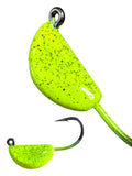 Sheepshead Jig, Banana Jig, Saltwater Fishing Jig, Ultra Tough Powder Coat Finish with 2X Hook, Multiple Colors