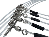 6/0 Snapper Rig Bundle - 3 Rigs, 2 Lights, 2 Weights