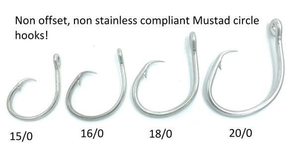 5' Braided 480lb Stainless Leader with Mustad Circle Hook, 3 Pack End Game Tackle Company 5' Braided 480lb Stainless Leader with Mustad Circle Hook, 3 Pack End Game Tackle Company