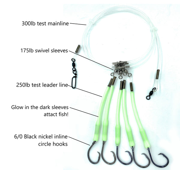 In-line Snapper Rig for Snapper Fishing