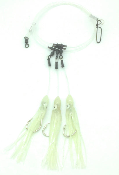 Deep Drop Rigs with Glow Squid and Mustad Circle Hooks – End Game Tackle  Company