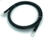 4 Gauge Marine Grade Battery Cables, USCG and ABYC Approved, 1-15ft Lengths, Heavy Duty Tinned Lugs, Fully Assembled and Made in the USA