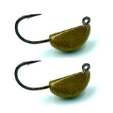 Sheepshead Jig, 2 Pack, Standup Style Jig, Saltwater Fishing Jig, Ultra Tough Powder Coat Finish with 2X Hook, 1/2-2oz Sizes, Multiple Colors