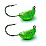 Sheepshead Jig, 2 Pack, Standup Style Jig, Saltwater Fishing Jig, Ultra Tough Powder Coat Finish with 2X Hook, 1/2-2oz Sizes, Multiple Colors