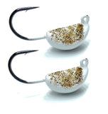 Sheepshead Jig, 2 Pack, Standup Style Jig, Saltwater Fishing Jig, Ultra Tough Powder Coat Finish with 2X Hook, 1/2-2oz Sizes, Multiple Colors