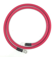 4 AWG Gauge Fully Assembled Battery Cables, 1-15ft Lengths, Positive or Negative Wire, Pure Copper Battery Replacement Cables, Solar Car Truck RV Camper