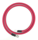 4 AWG Gauge Fully Assembled Battery Cables, 1-15ft Lengths, Positive or Negative Wire, Pure Copper Battery Replacement Cables, Solar Car Truck RV Camper