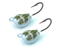 Tautog Jig, 2 Pack, Standup Style Jig, Saltwater Fishing Jig, Ultra Tough Powder Coat Finish with 2X Hook, 1/2-2oz Sizes, Multiple Colors