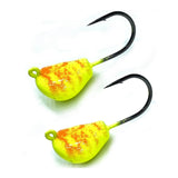 Tautog Jig, 2 Pack, Standup Style Jig, Saltwater Fishing Jig, Ultra Tough Powder Coat Finish with 2X Hook, 1/2-2oz Sizes, Multiple Colors
