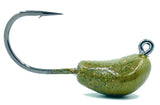 Tautog Jig, 2 Pack, Standup Style Jig, Saltwater Fishing Jig, Ultra Tough Powder Coat Finish with 2X Hook, 1/2-2oz Sizes, Multiple Colors